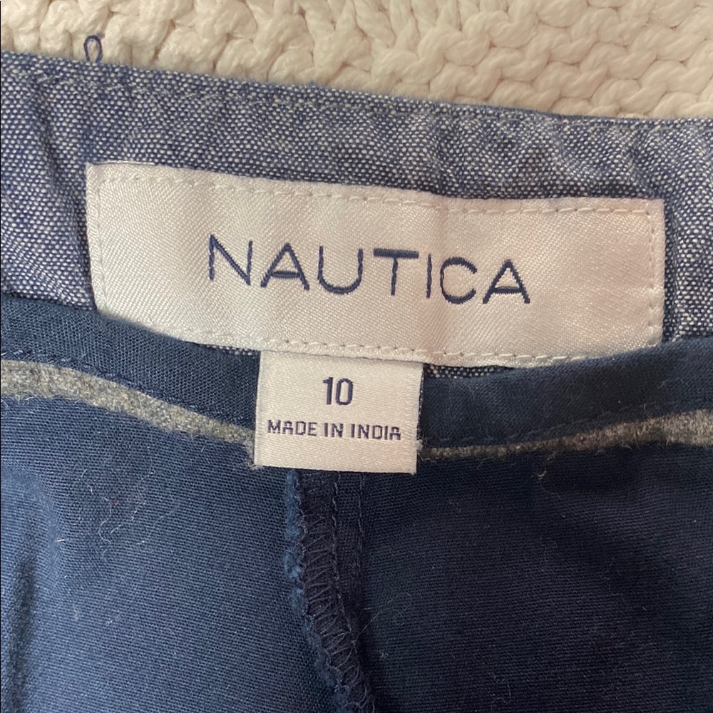 Nautica Navy Blue Casual Shorts, 10 - Picture 2 of 5